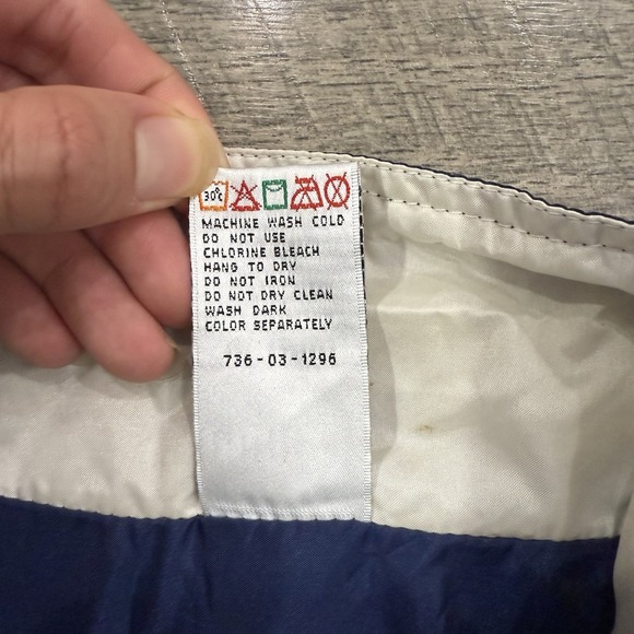 VTG 90s PUMA Multicolor USA Color Block Lightweight Windbreaker Jacket Mens Sz M - Picture 9 of 9